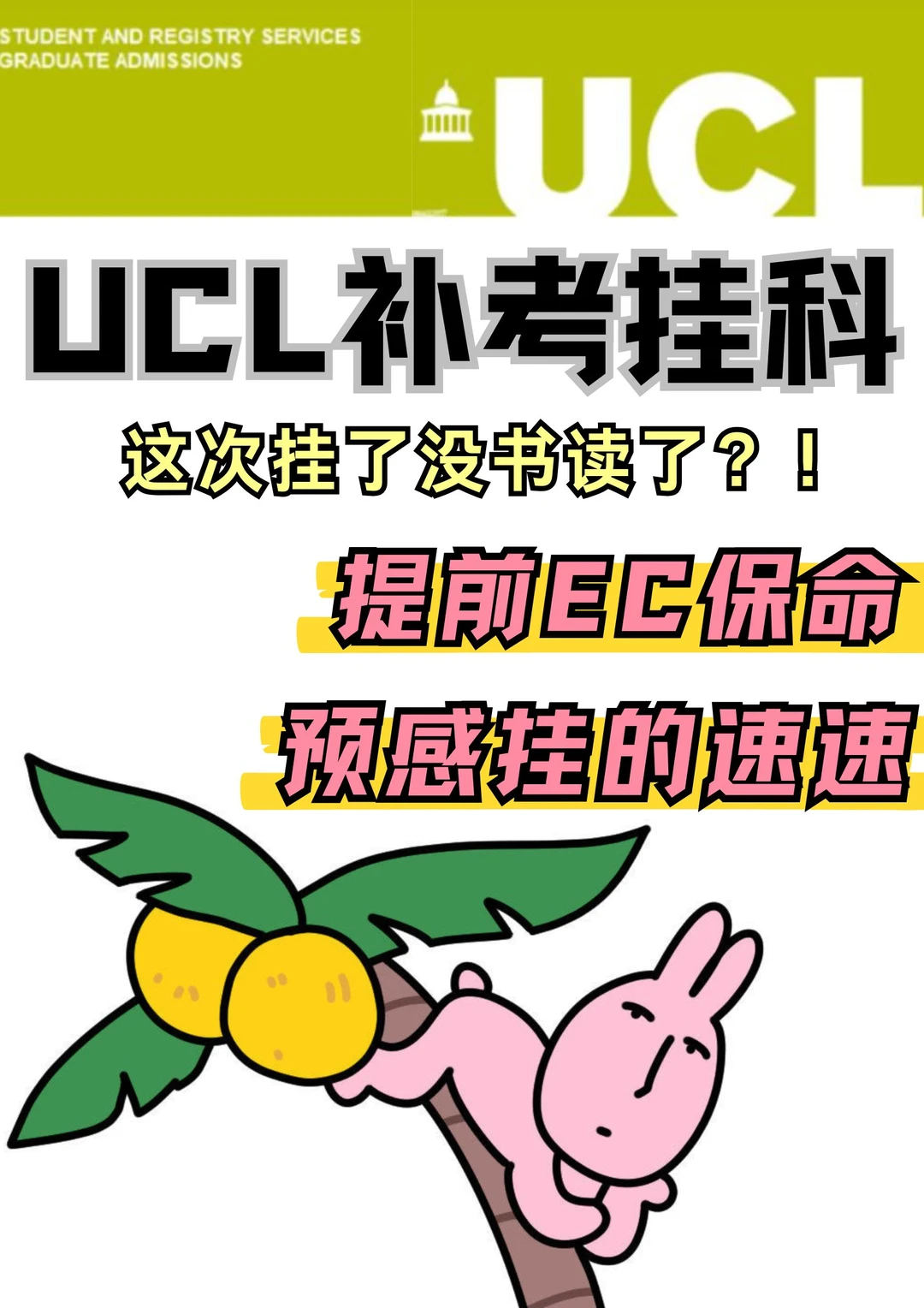 ucl补考完不妙？？速速考后ec保命
