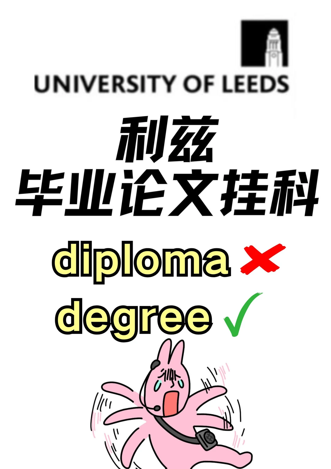利兹毕业论文挂科还想拿degree？可以！