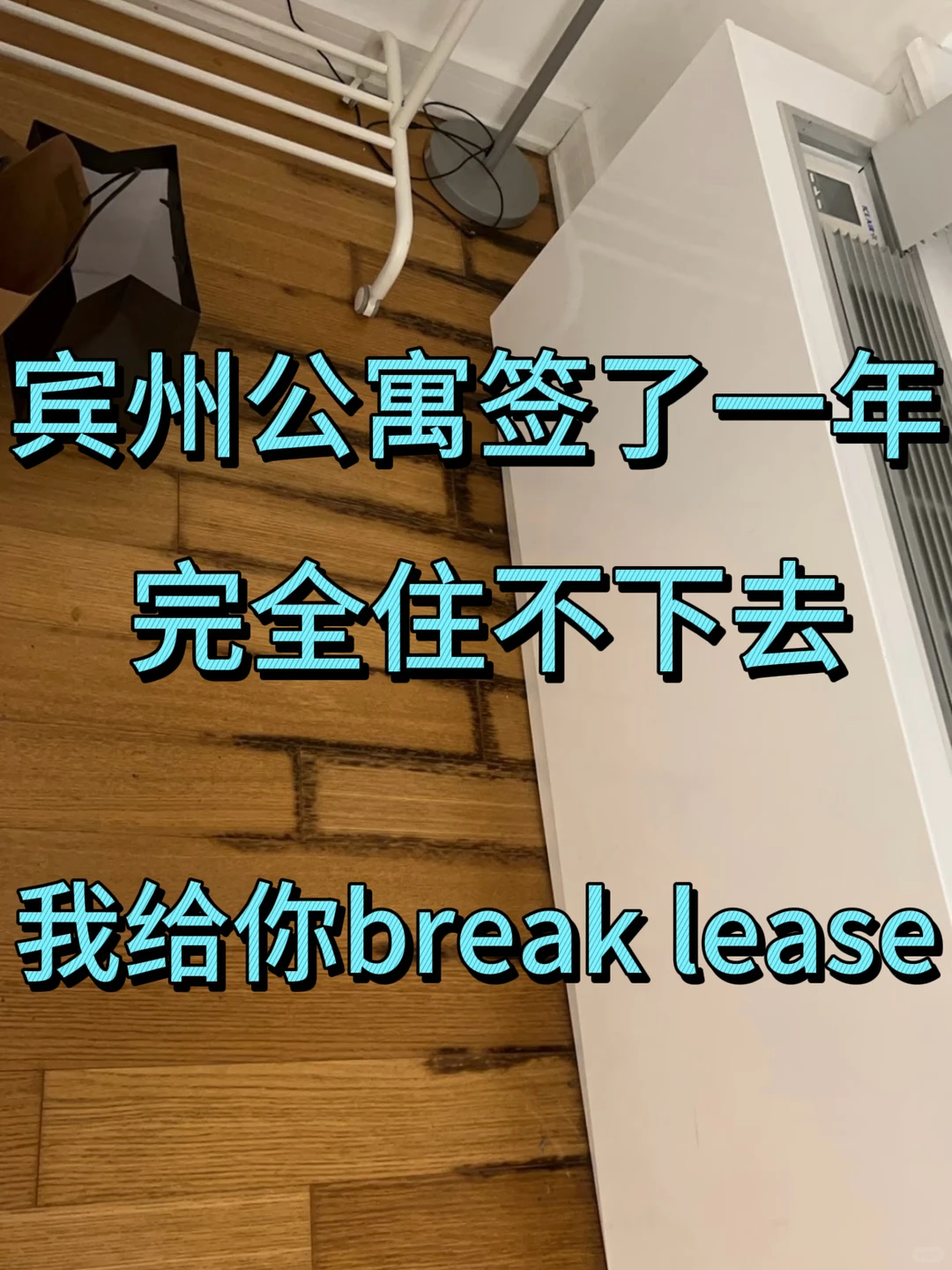 北美公寓签了一年但完全不能住，我来break